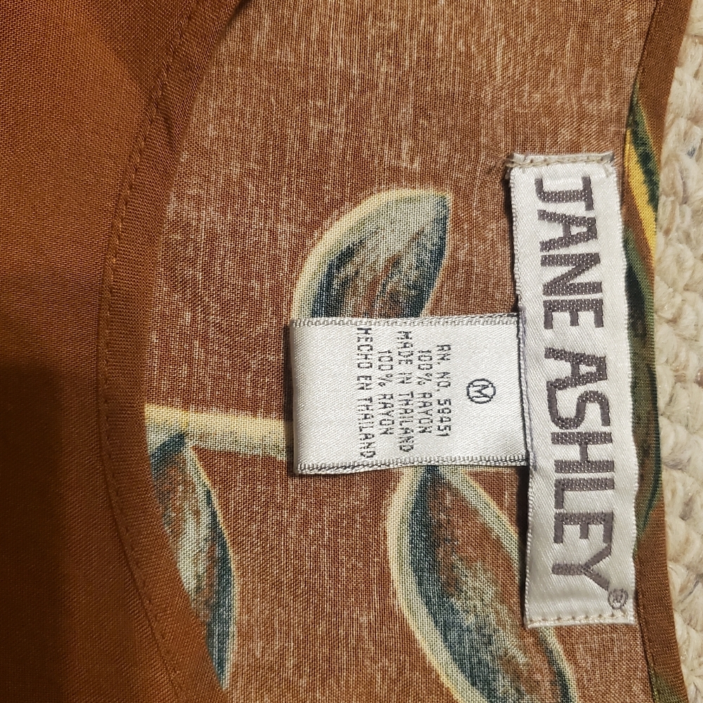 Vintage 90s Floral Pattern Midi Sun Dress - Picture 6 of 8